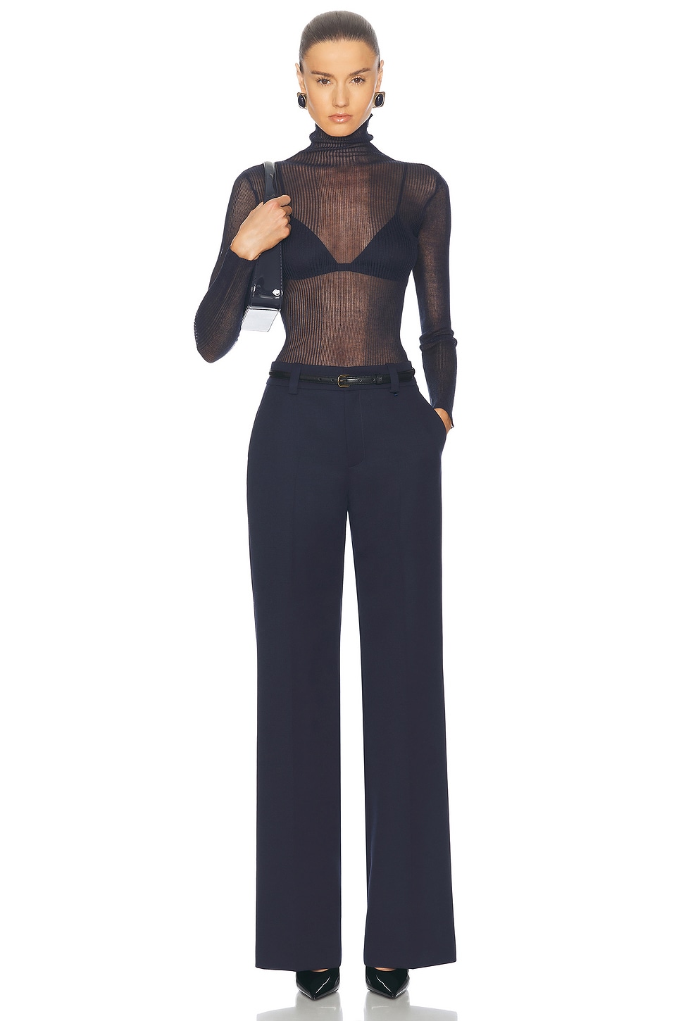 Image 4 of SEROYA Piper Sweater in Sapphire