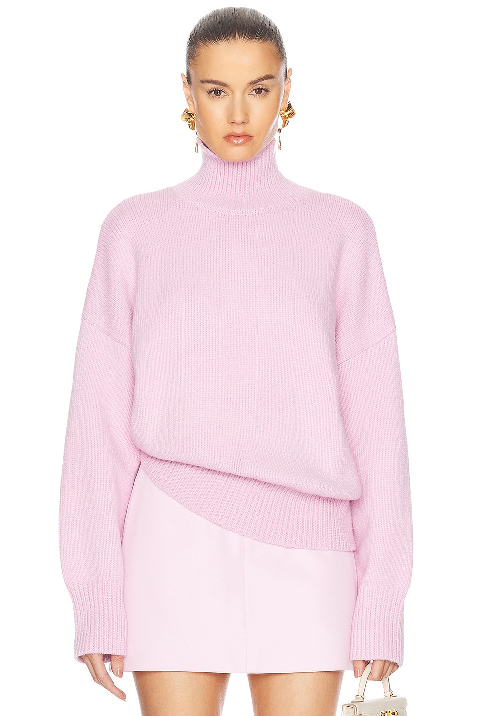 Elsa Turtleneck Sweater in Pink