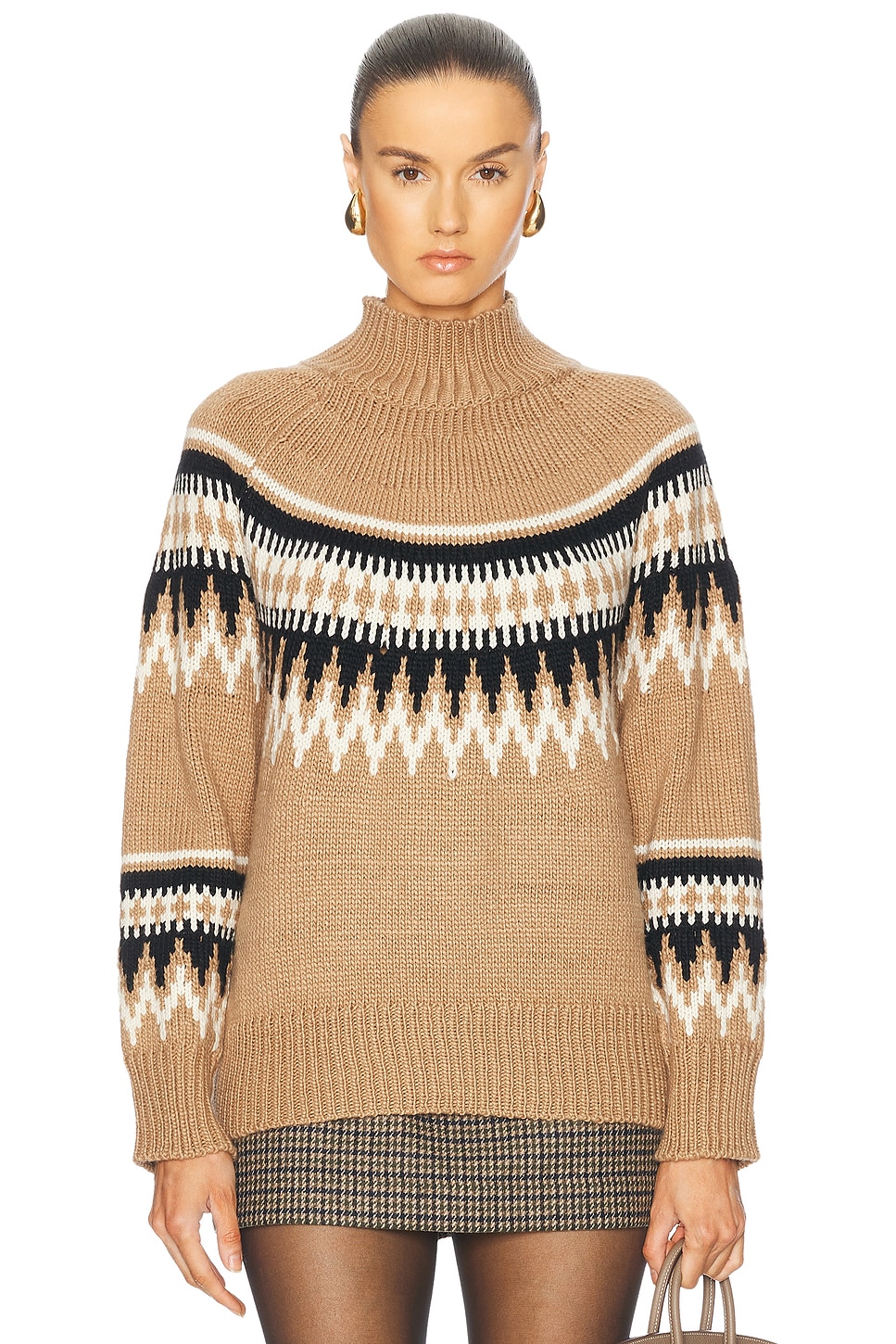 Image 1 of SER.O.YA Everest Sweater in Tan