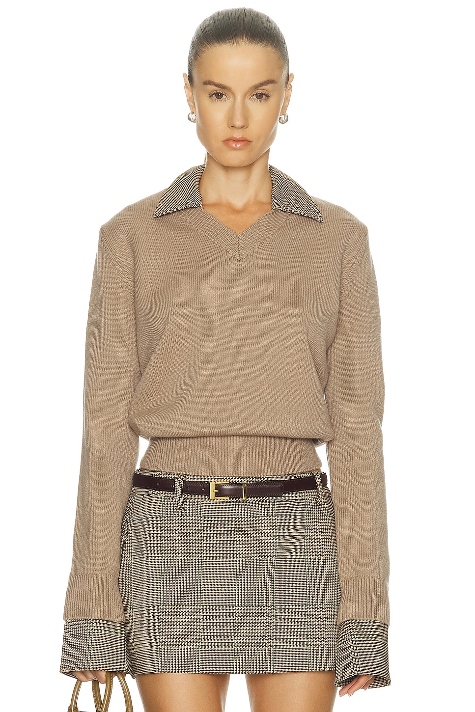 Ser.o.ya Maia Sweater In Brown