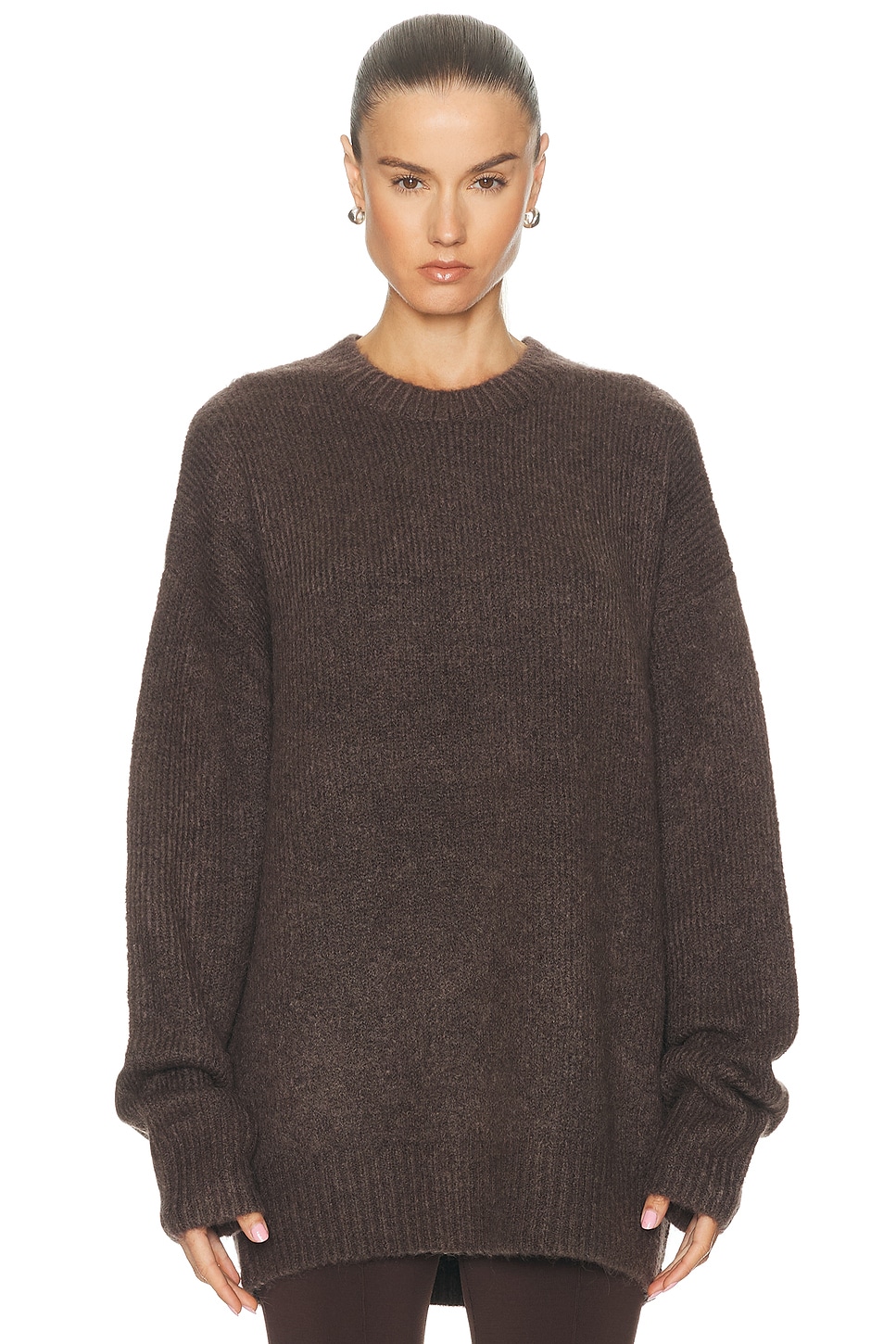 Image 1 of SEROYA May Sweater in Slate Brown