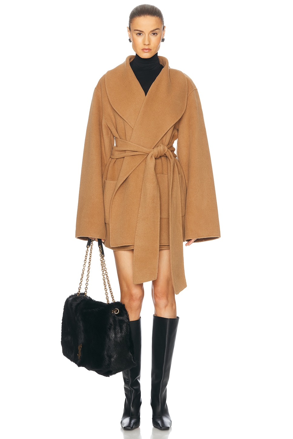 Dulcetta Coat in Tan