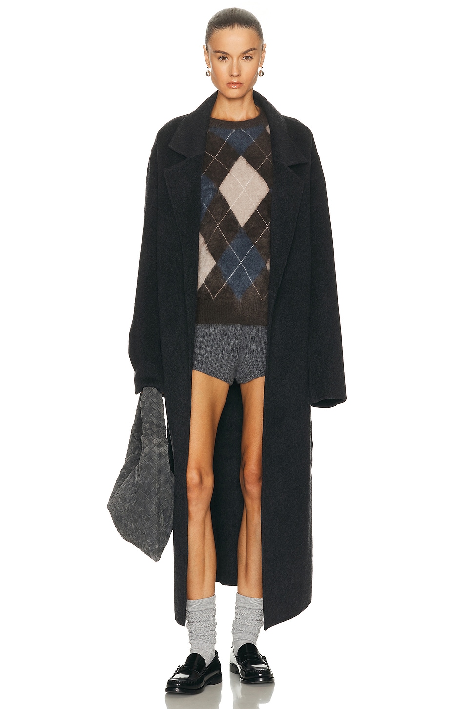 Ser.o.ya Lyli Wool Coat In Black