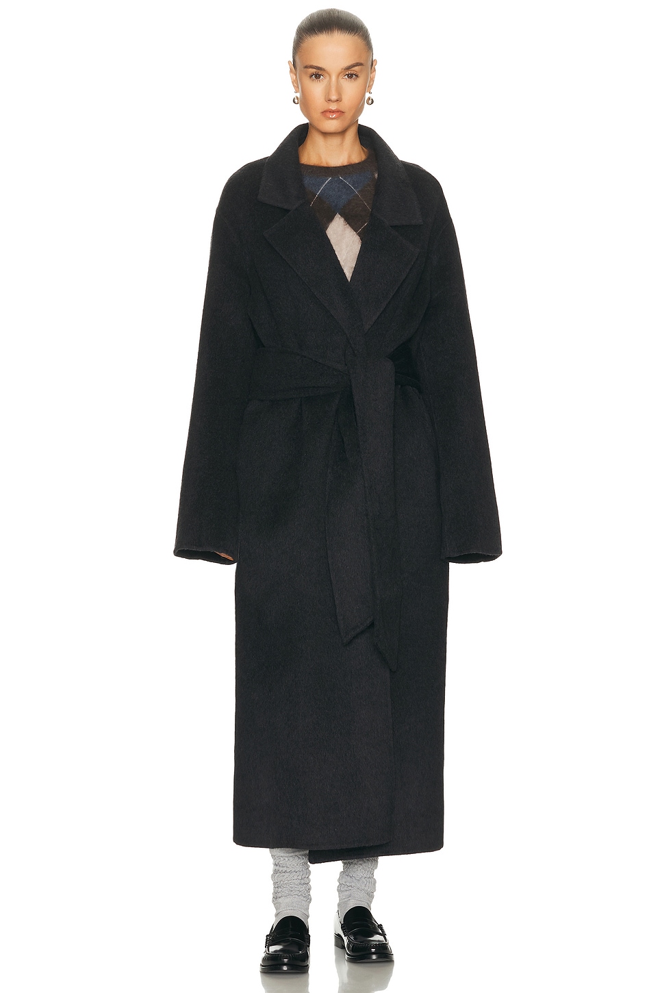 Ser.o.ya Lyli Wool Coat In Black