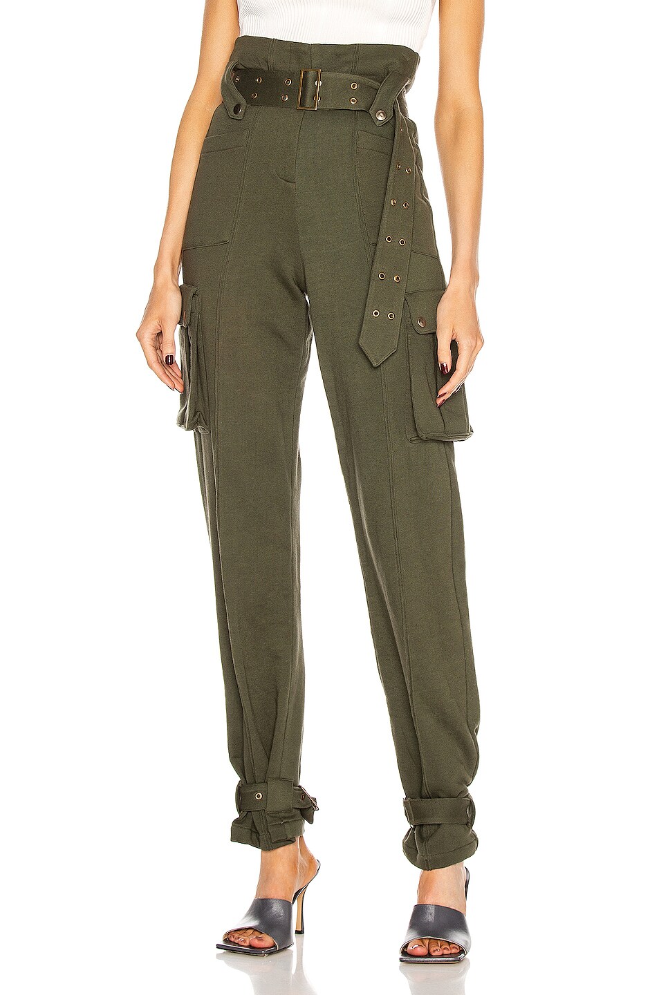 Image 1 of SER.O.YA Zoe Pant in Forest Green