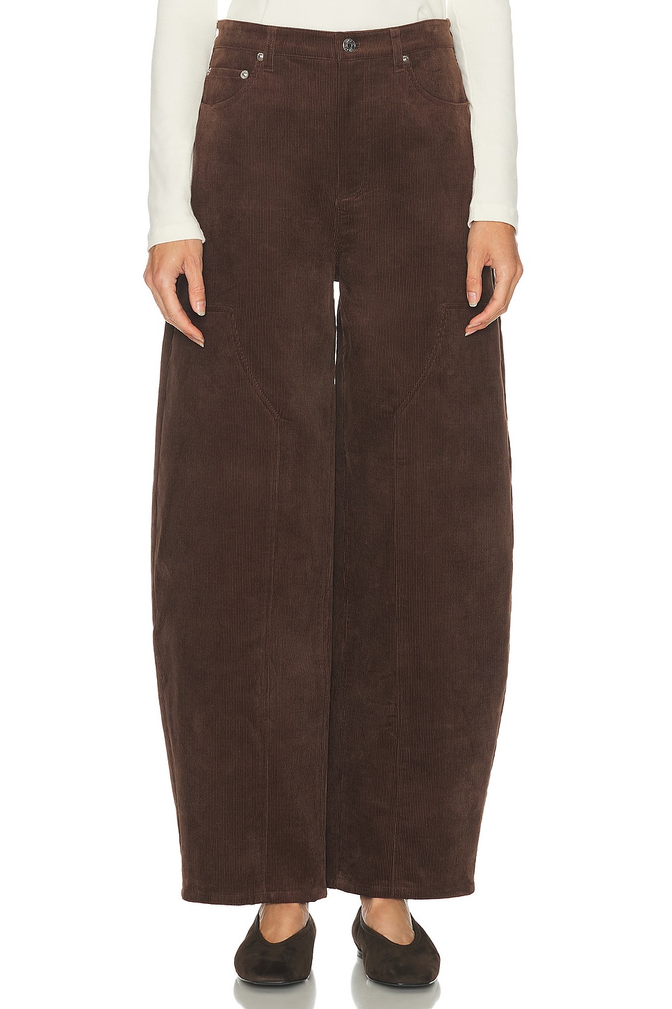 Ser.o.ya Fabi Corduroy Pant In Brown
