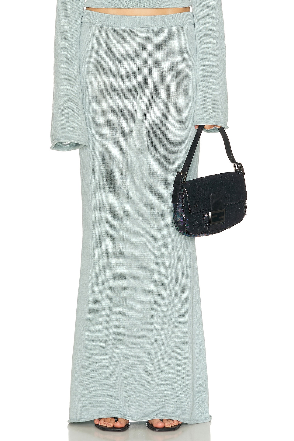 Kora Maxi Skirt in Mint