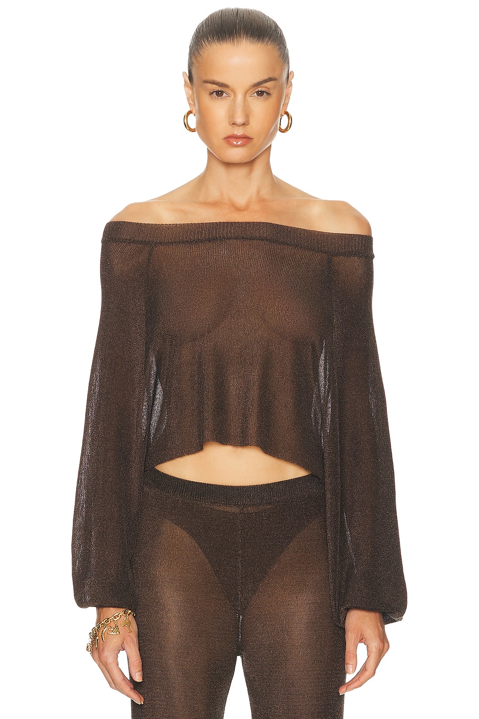 Felicity Top in Brown