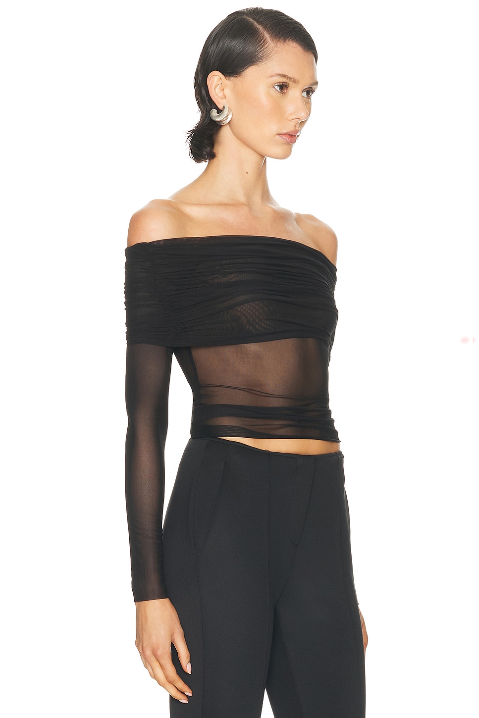 Ser.o.ya Rosa Top In Black