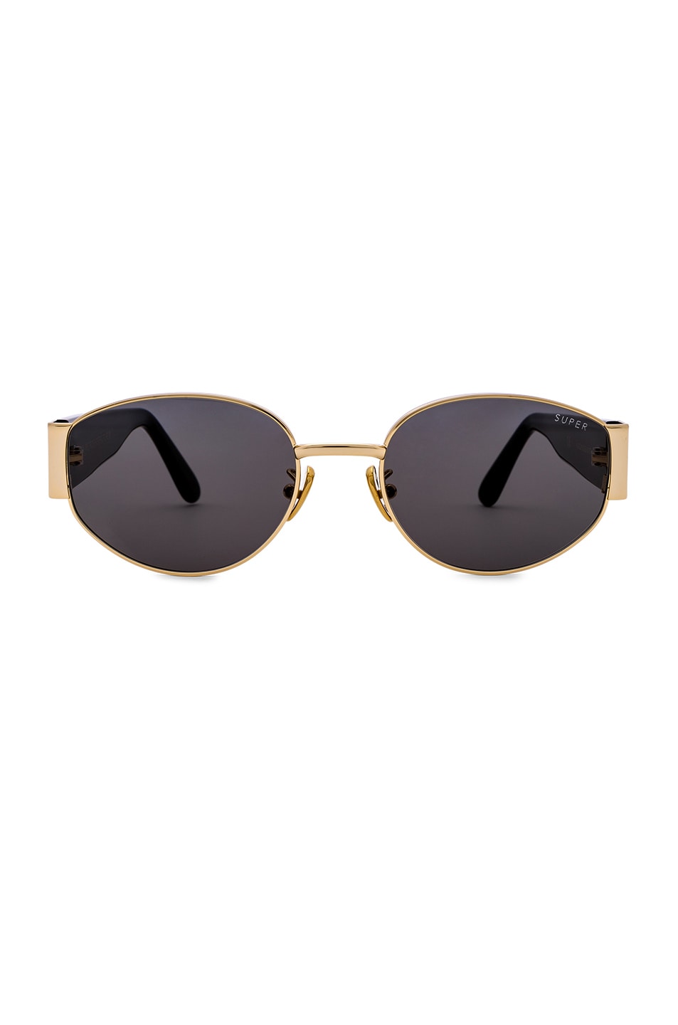 Image 1 of SUPER X Black Sunglasses in Gold & Black