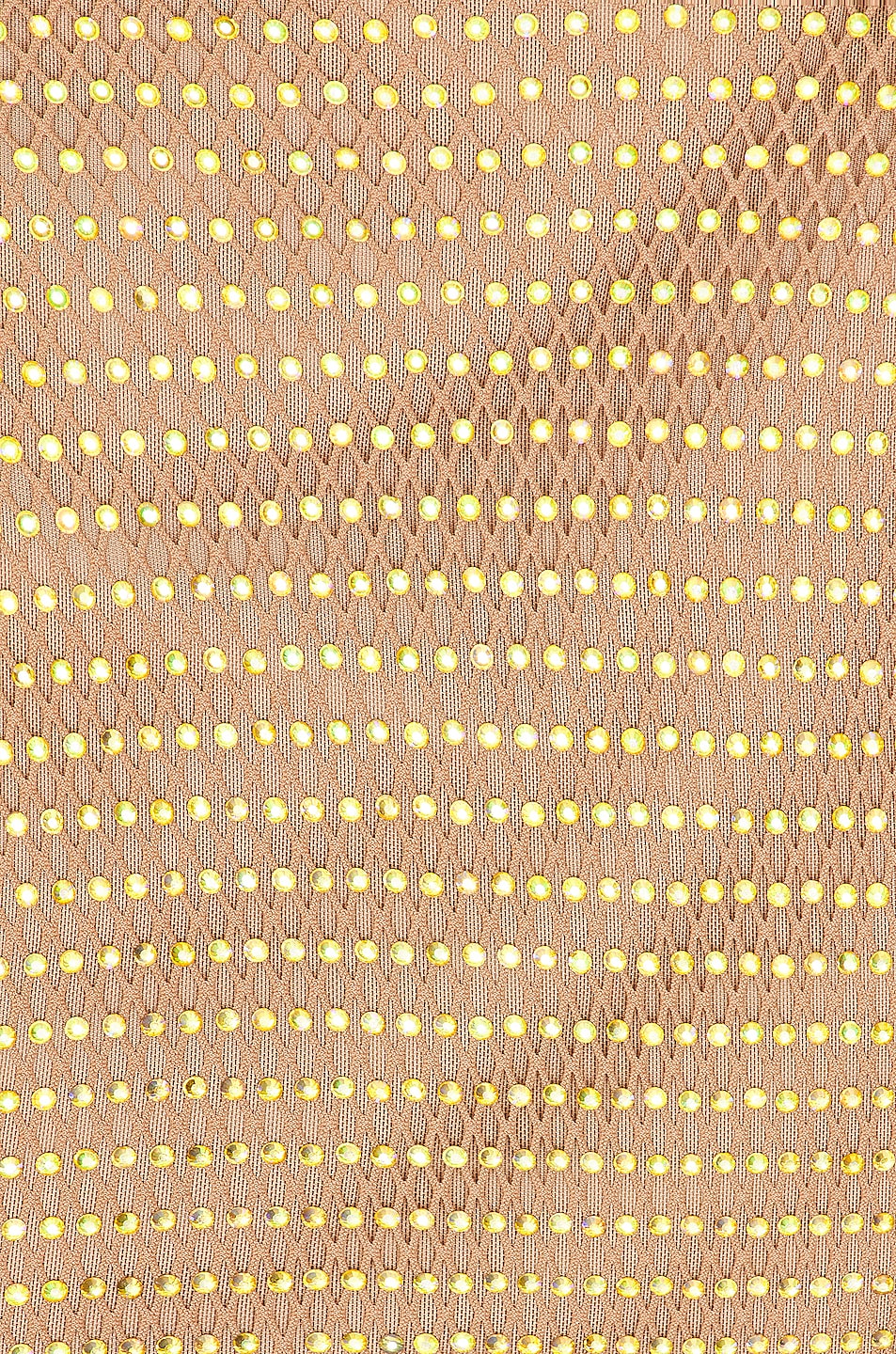 self-portrait Tan Hotfix Fishnet Maxi Dress thumbnail