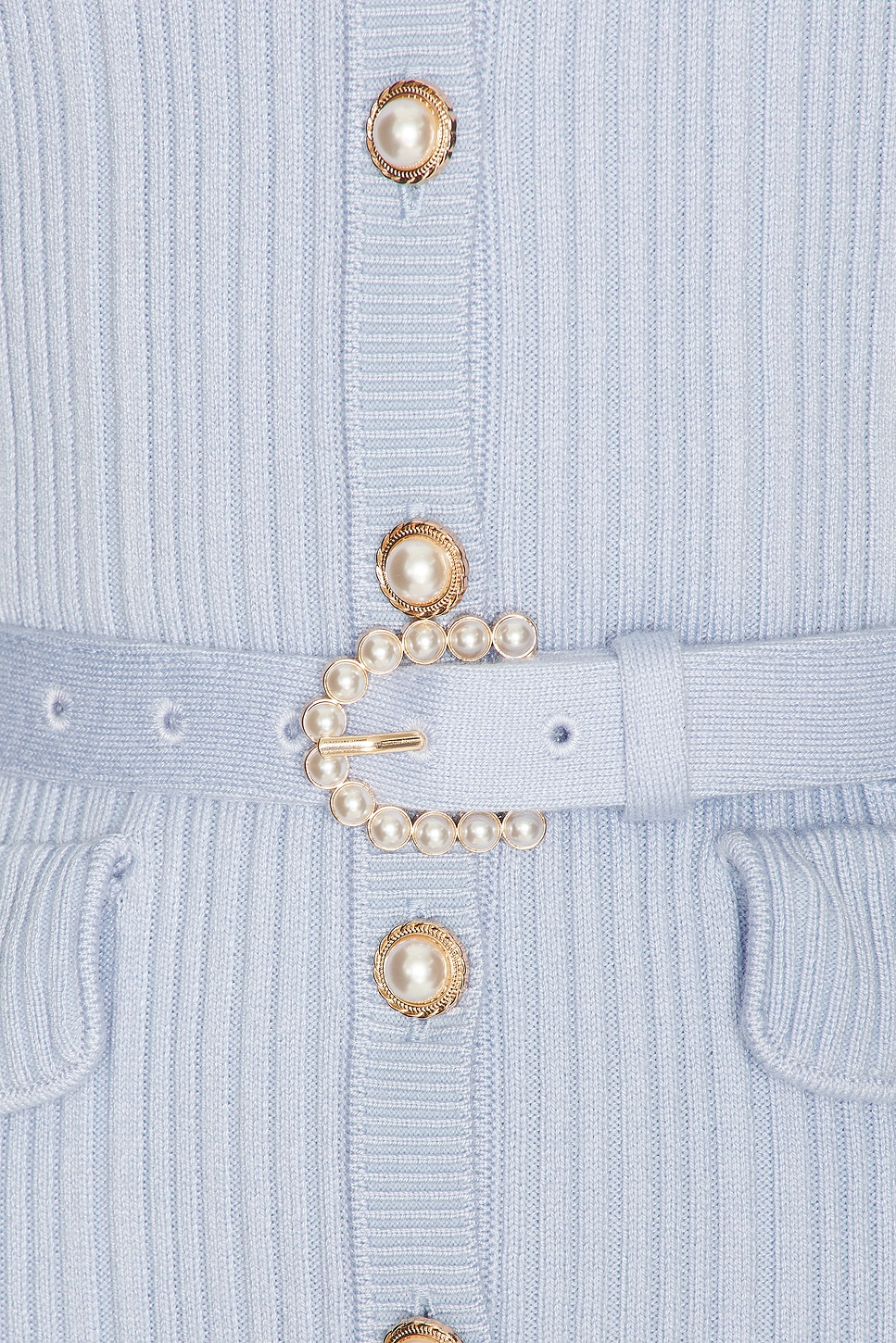 self-portrait Ribbed Knit Mini Dress | Thumbnail 4