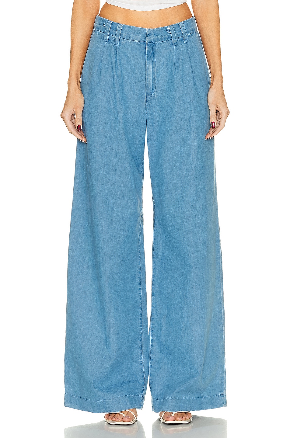 Image 1 of SPRWMN Pleated Trouser in Danielle