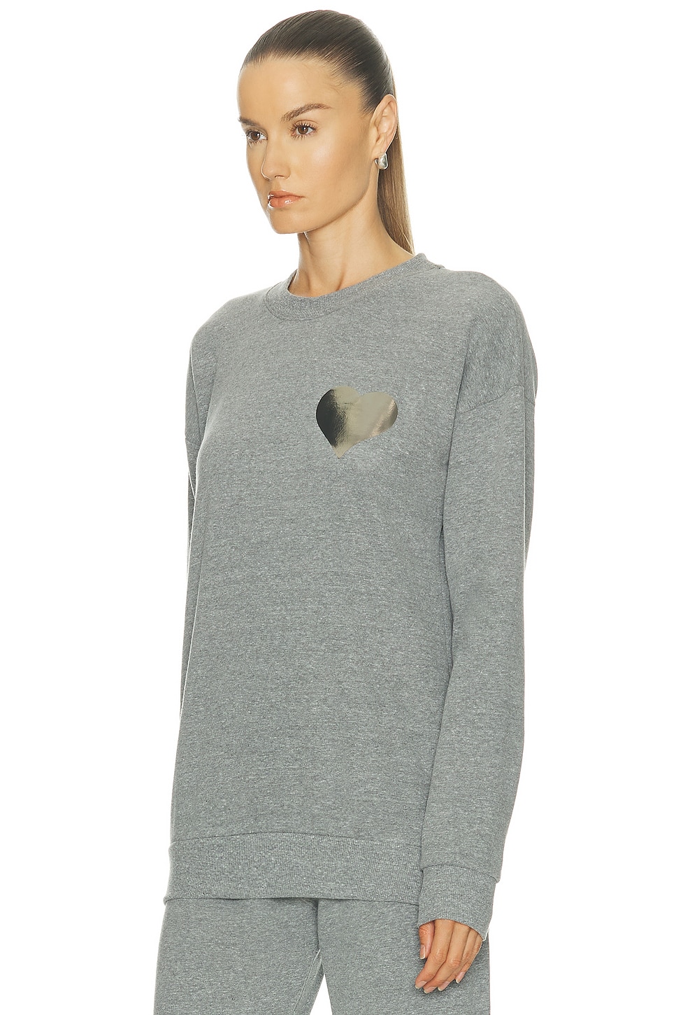 Sprwmn Heart Logo Sweatshirt In Gray