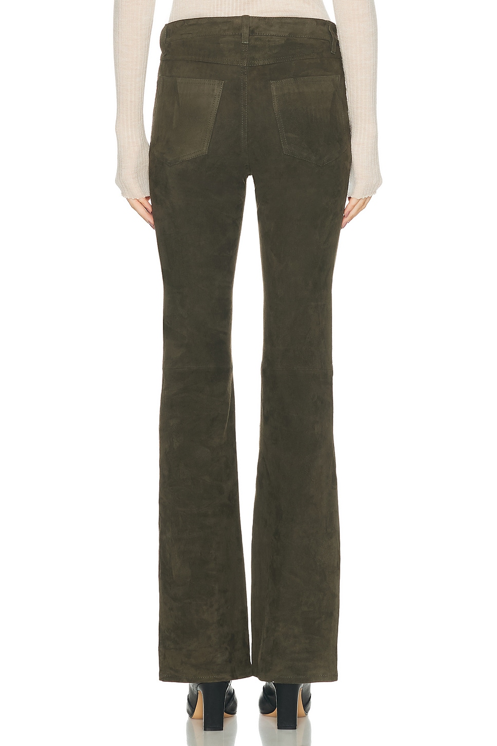 SPRWMN Suede Micro Flare Pant