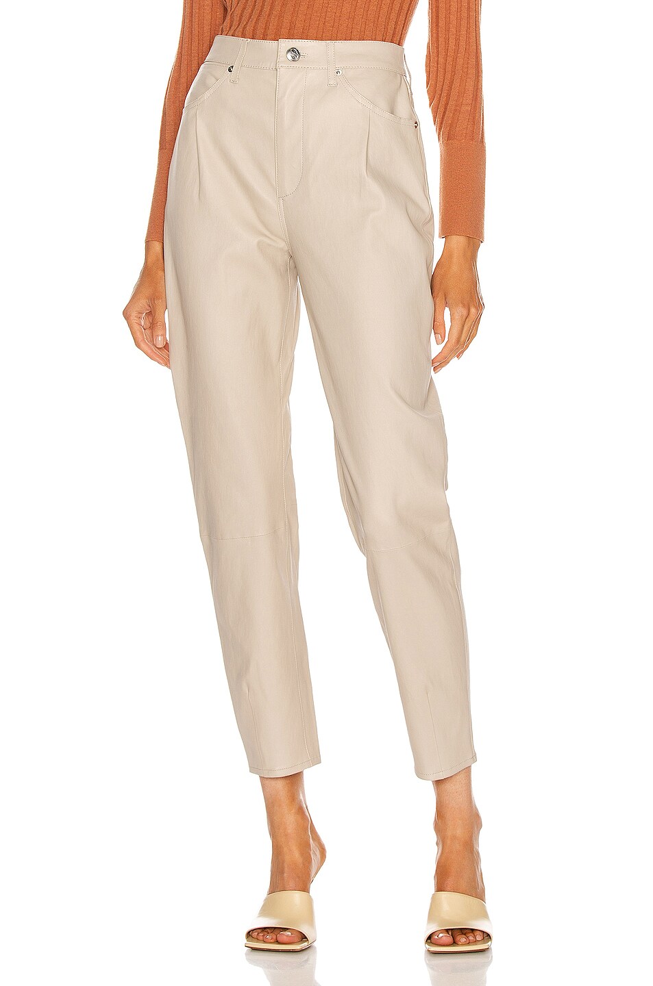 Image 1 of SPRWMN Tailored 5 Pocket Pant in Nude