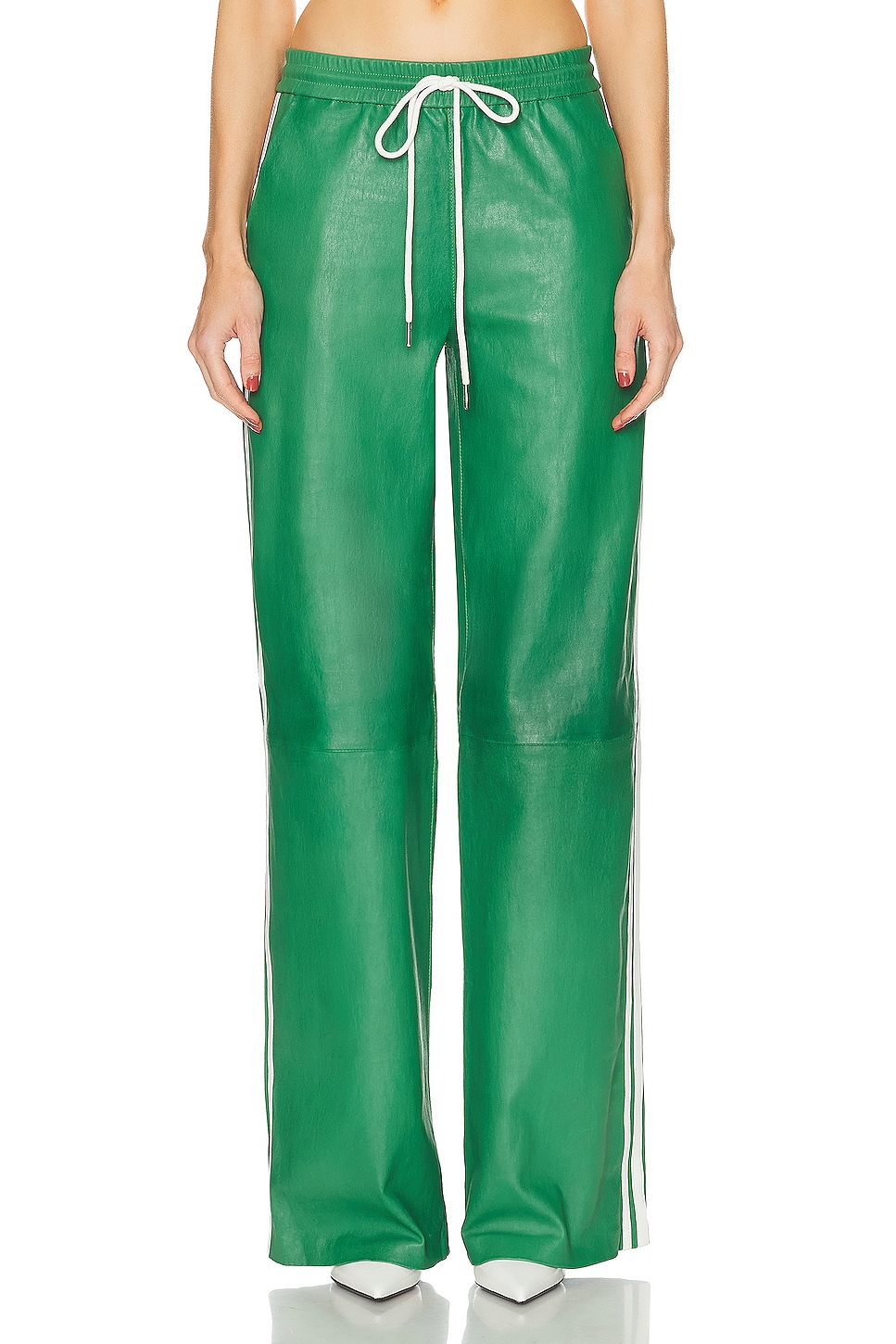 Image 1 of SPRWMN Baggy Athletic Sweatpant in Evergreen
