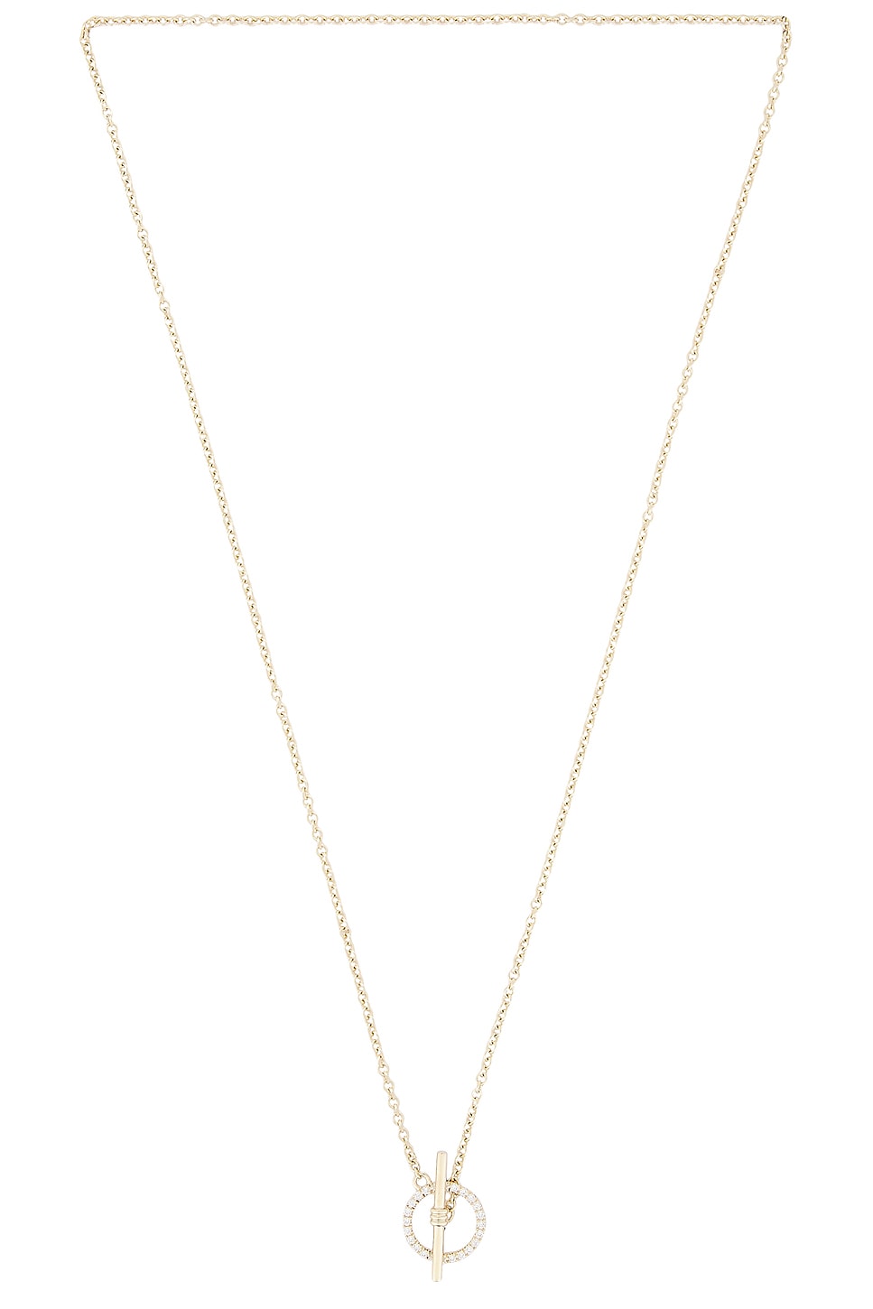 Stone And Strand Diamond Toggle Link Necklace