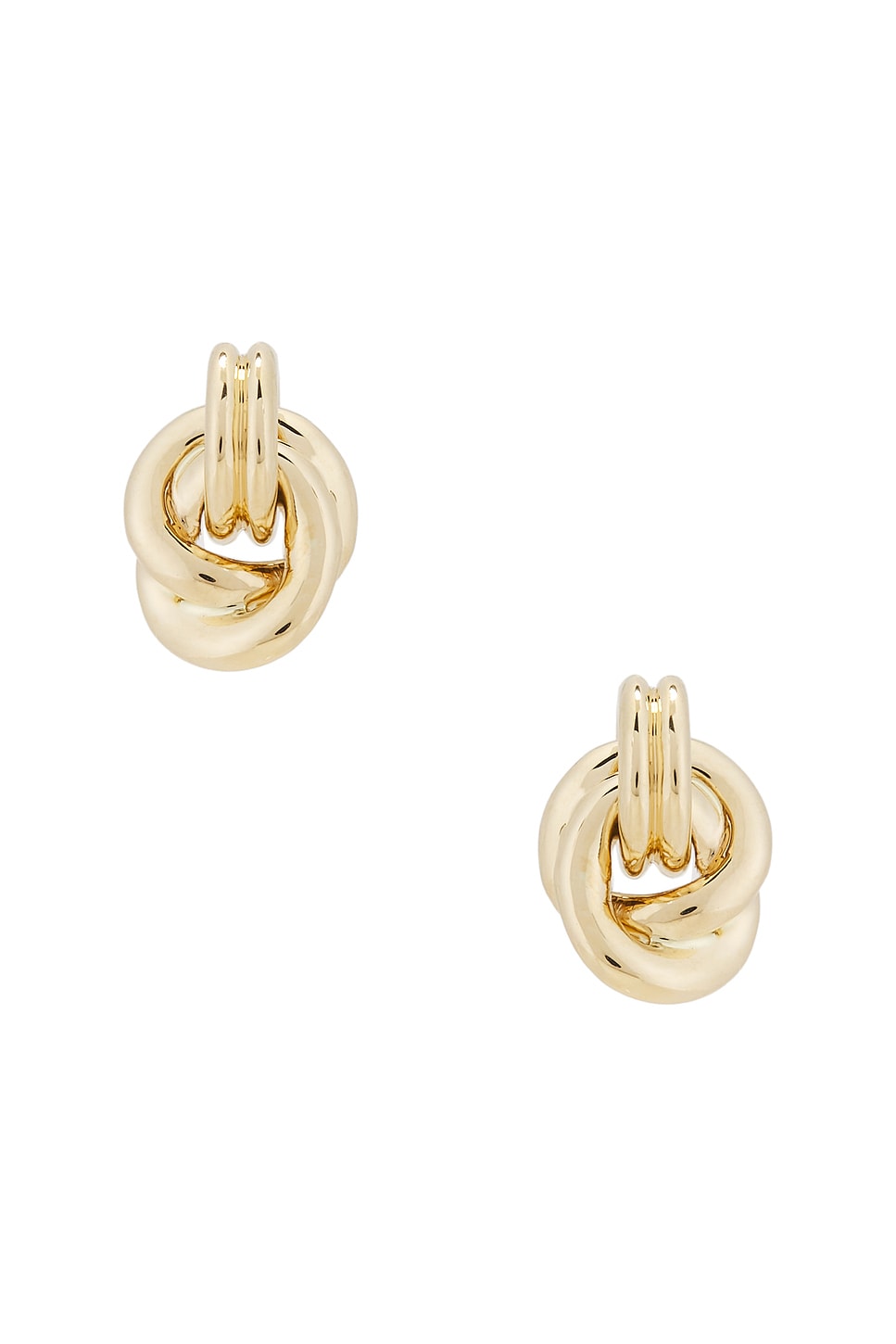 Stone And Strand Gold Forme Dainty Knot Stud Earrings