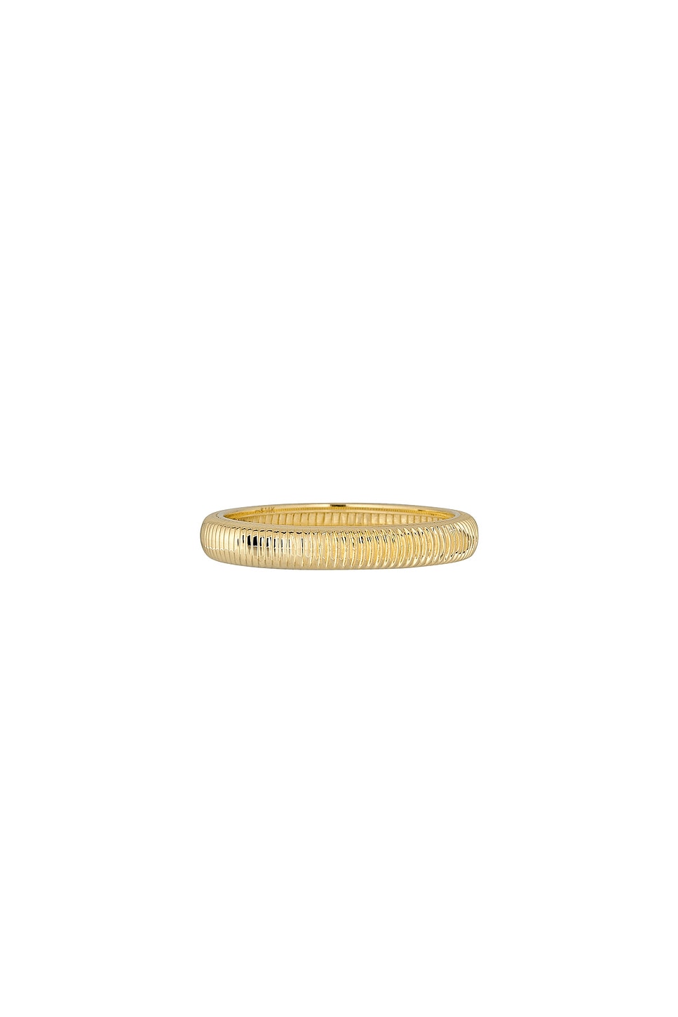 Bowie Band Ring in Metallic Gold