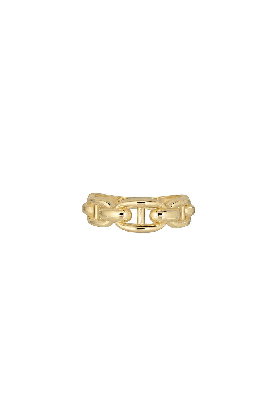 Puffed Maritime Ring in Metallic Gold