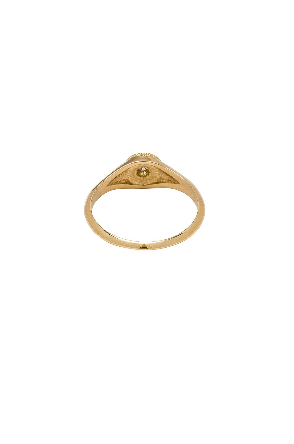 STONE AND STRAND Pleated Diamond Ring in Gold & Diamond FWRD