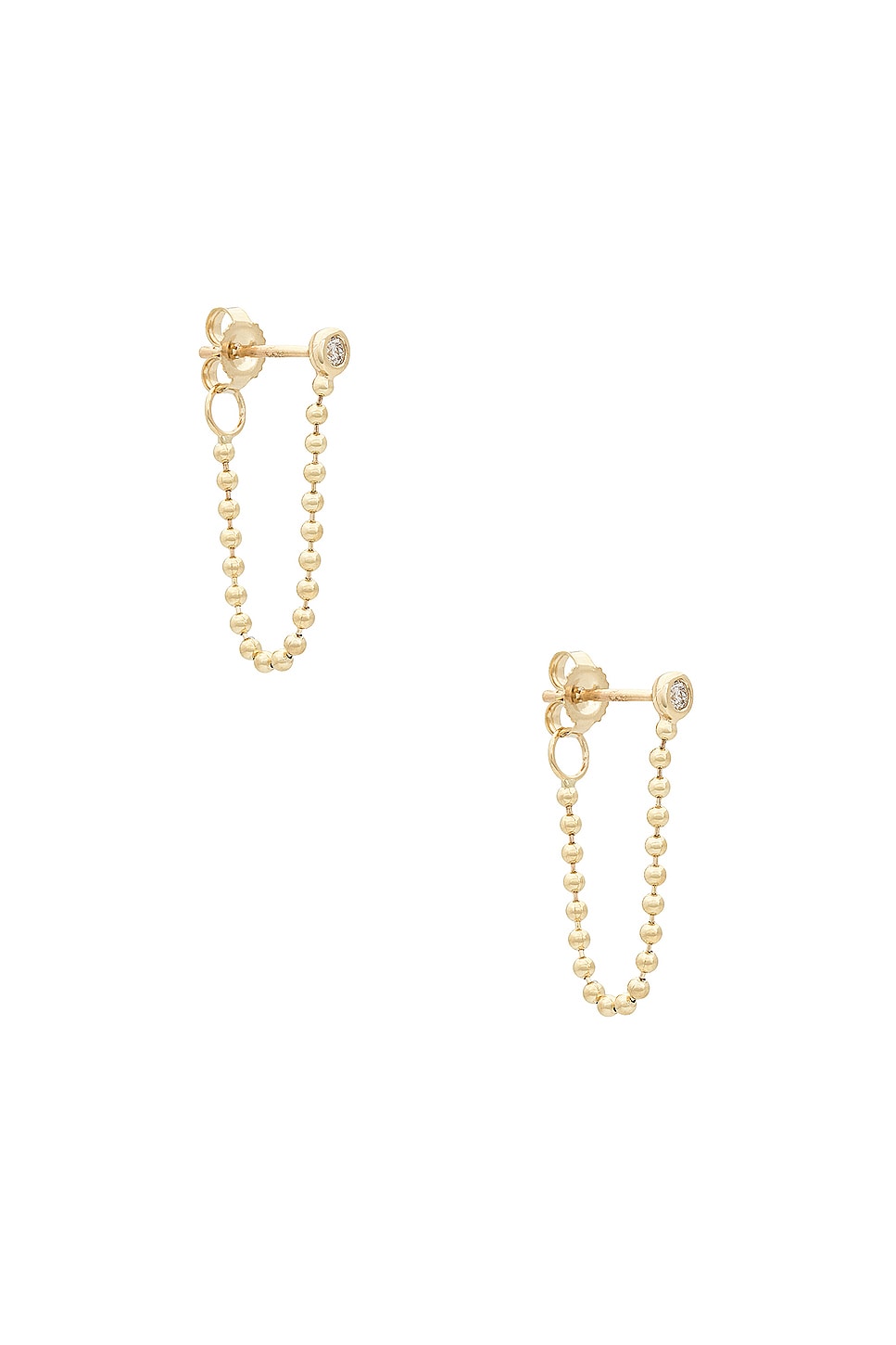 Image 1 of STONE AND STRAND Bedazzle Diamond Earrings in 14k Yellow Gold