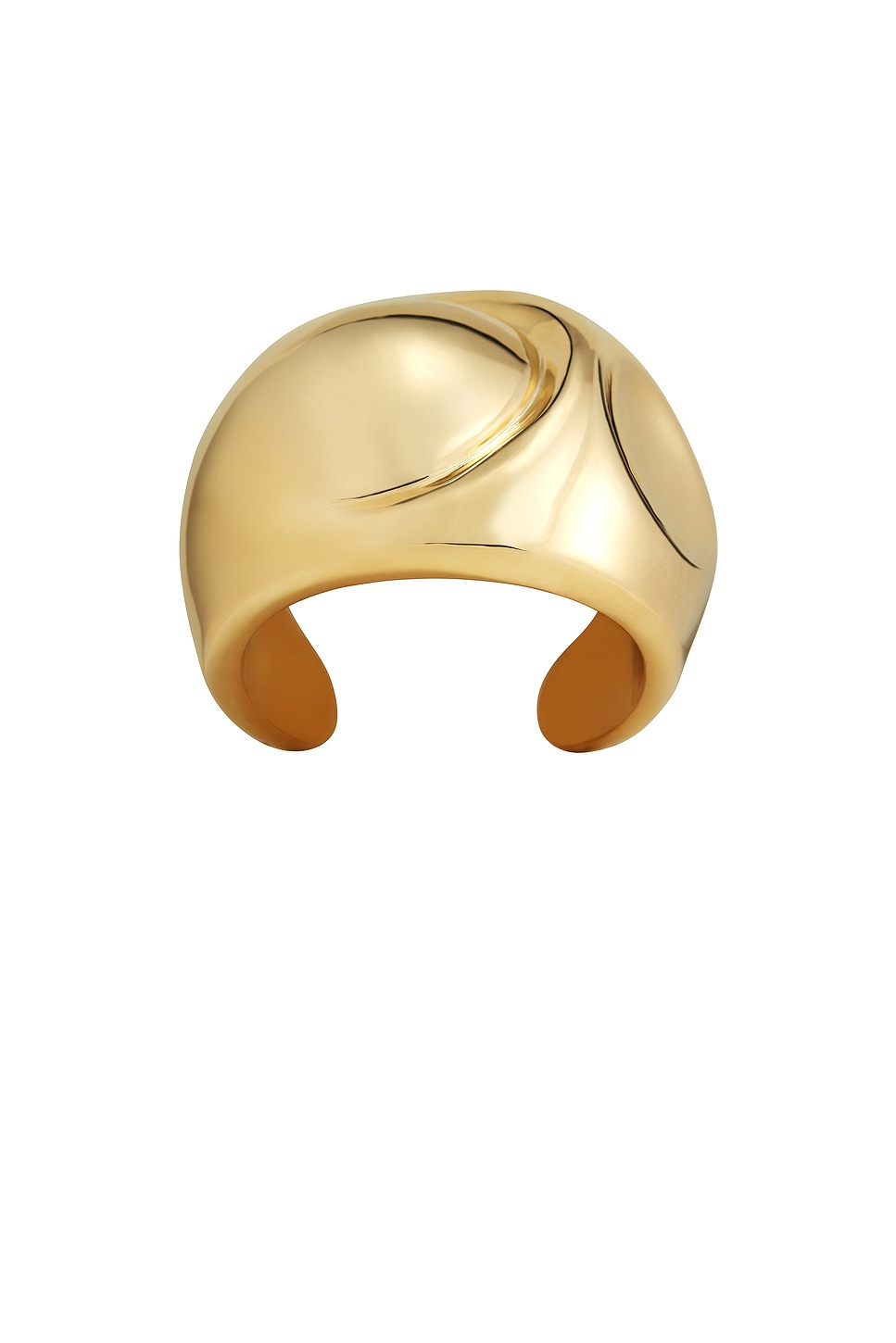 Cubagua Cuff in Metallic Gold