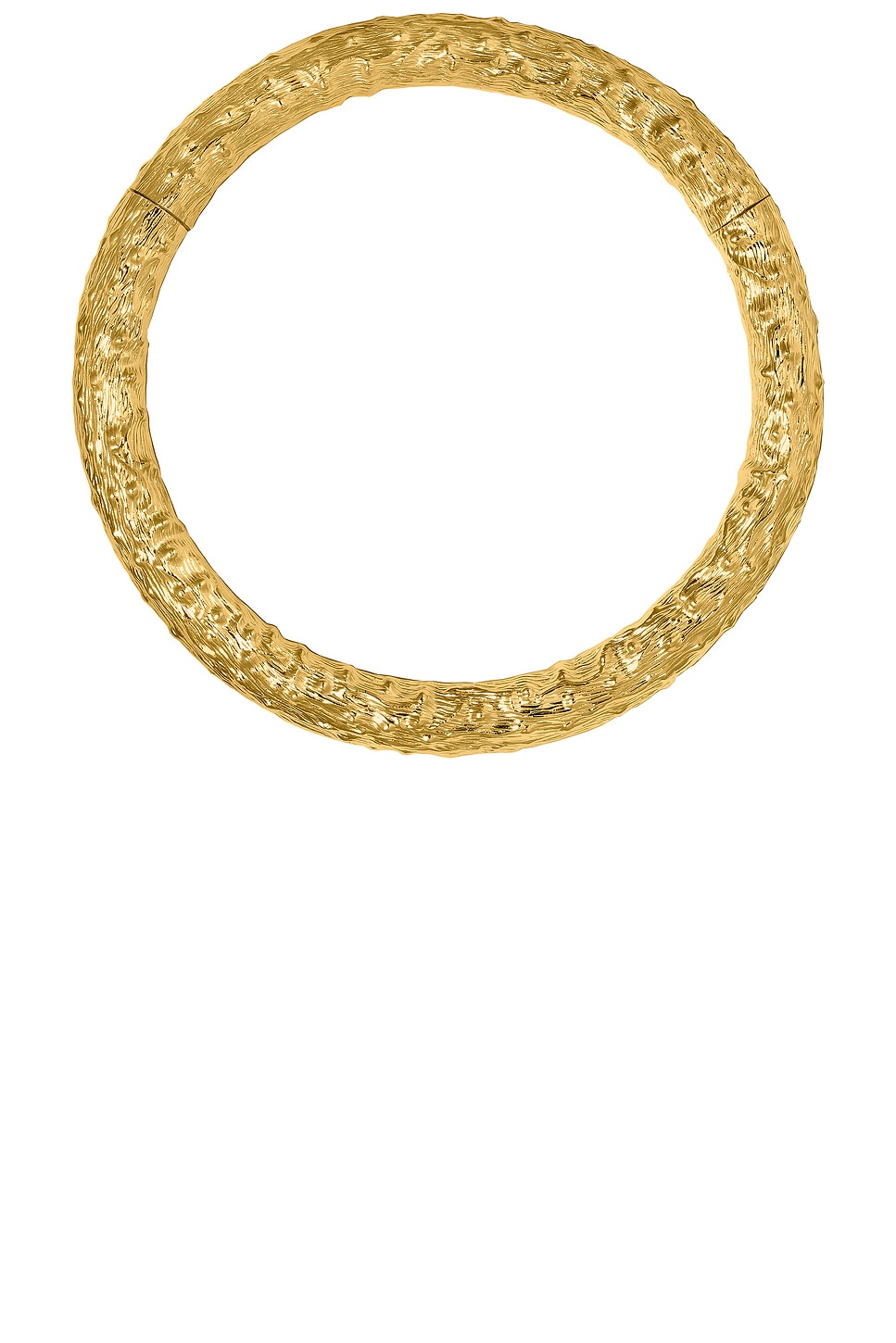 Arrecife Maxi Choker Necklace in Metallic Gold