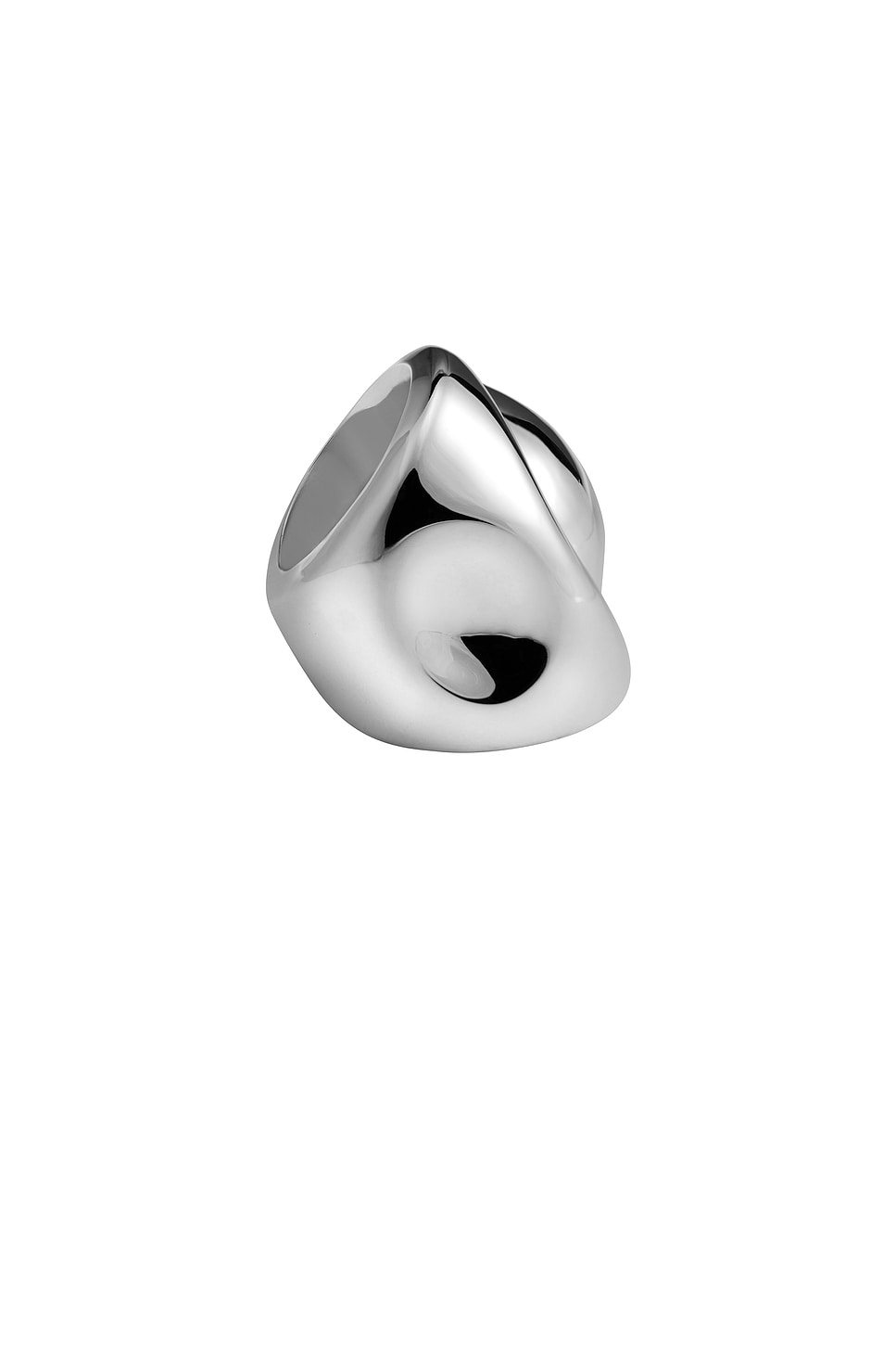 Cubagua Ring in Metallic Silver