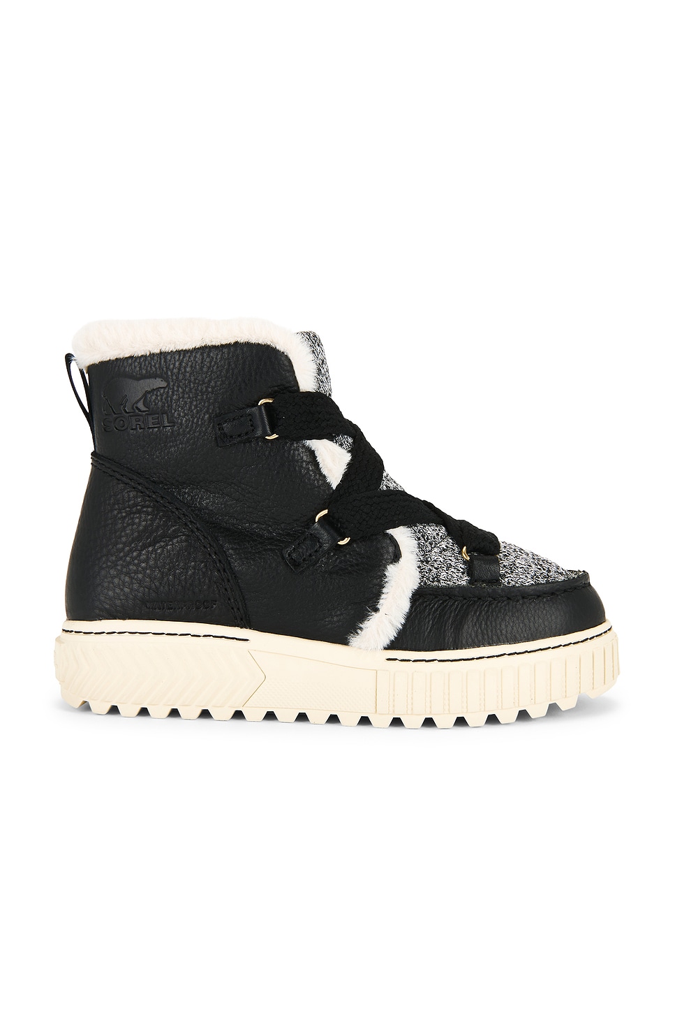Image 1 of Sorel Ona Ave Alpine Boot in Black & Chalk