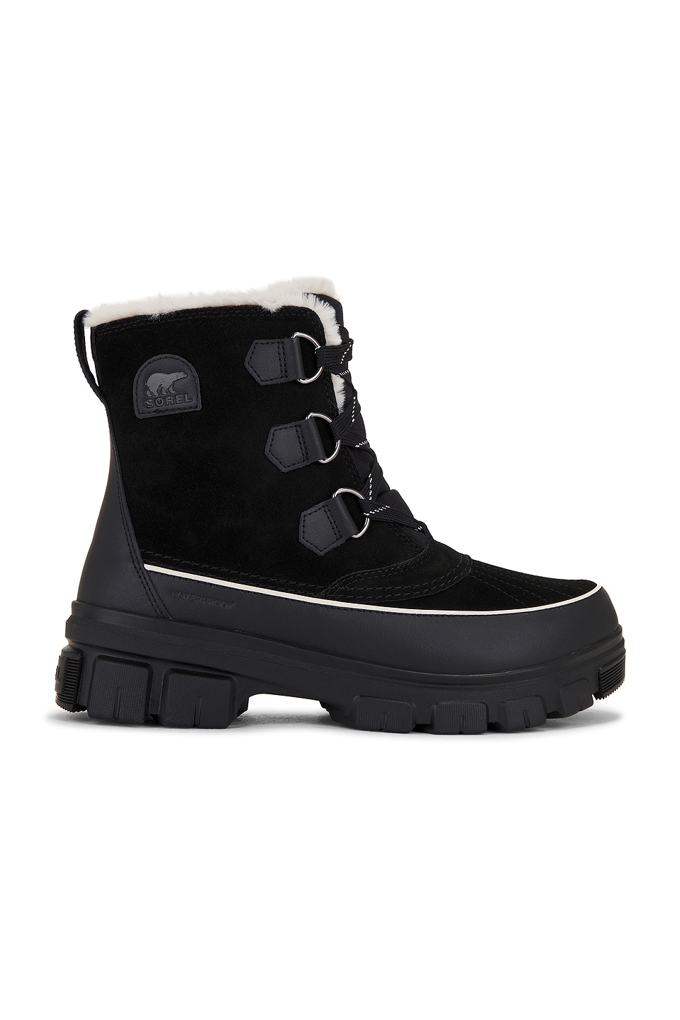 Shop Sorel Tivoli V Boot In Black & Fawn