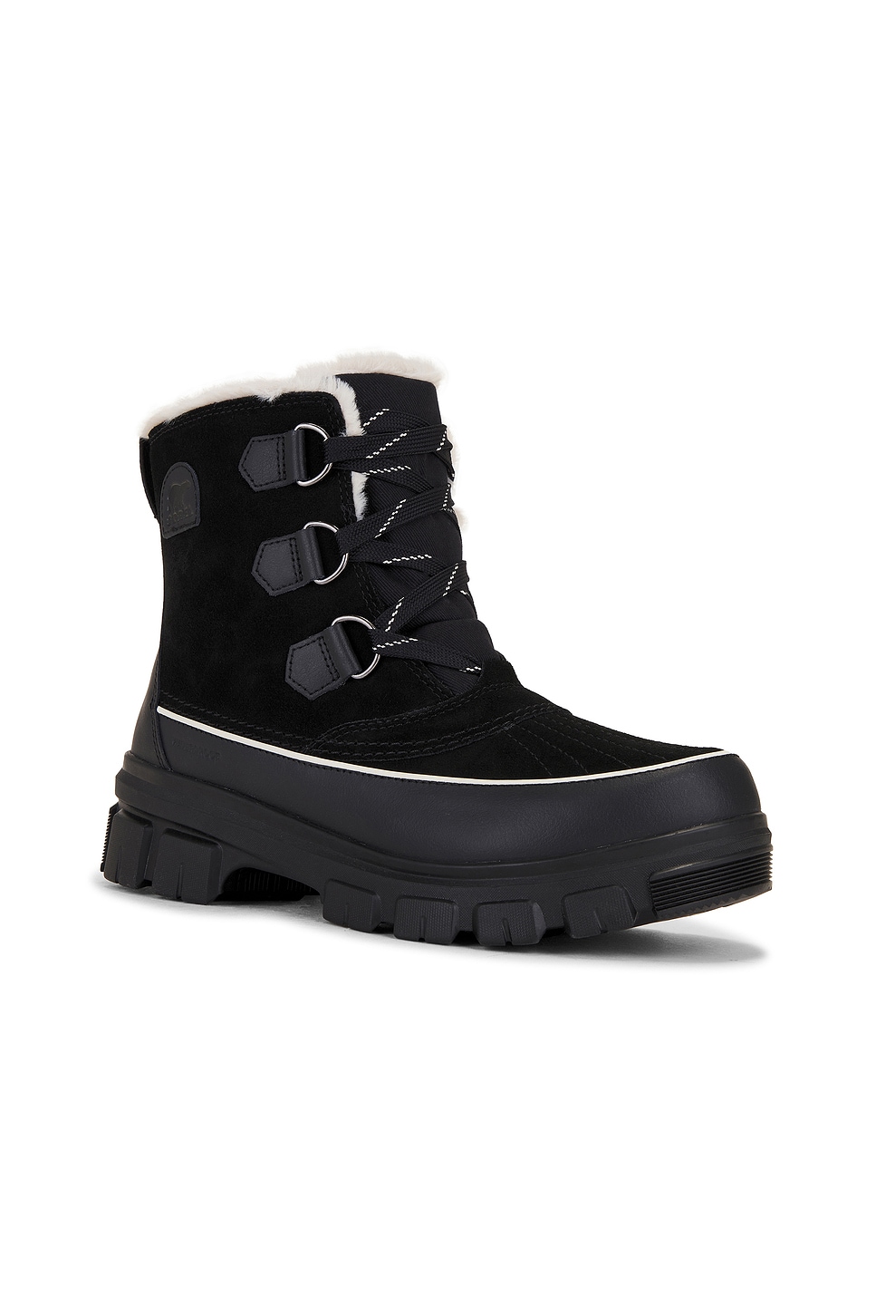 Shop Sorel Tivoli V Boot In Black & Fawn