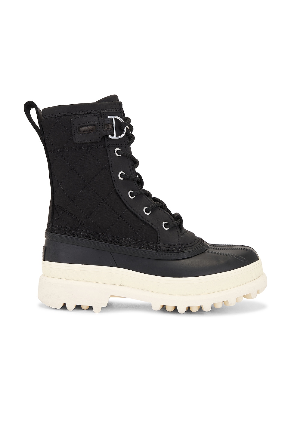 Shop Sorel Caribou Royal Boot In Black & Chalk