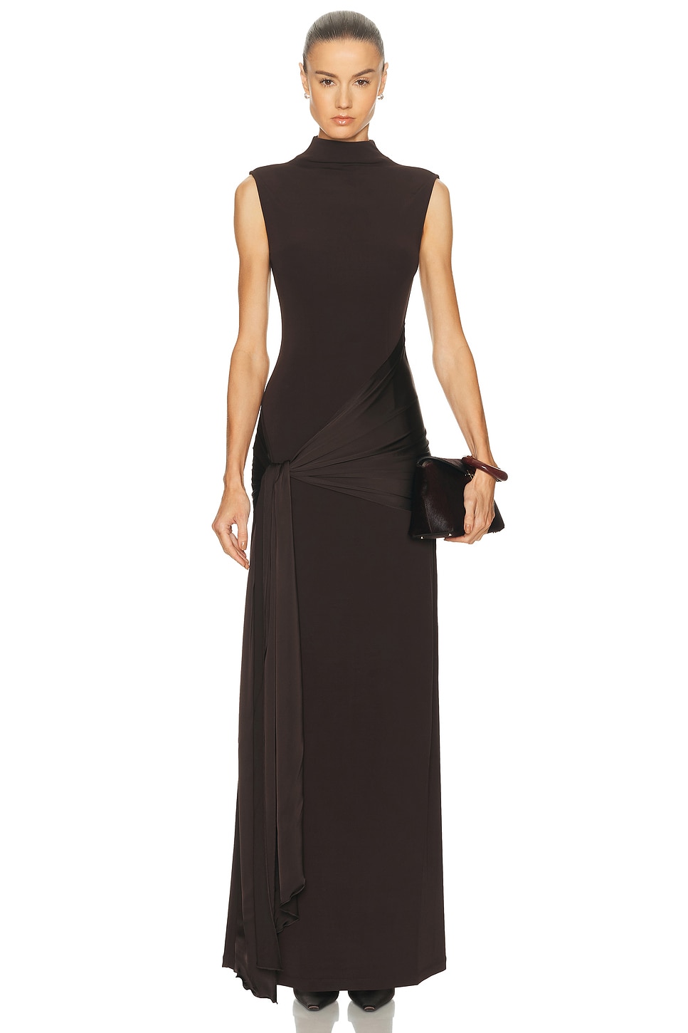 Image 1 of SRG Jia Dress in Chocolate