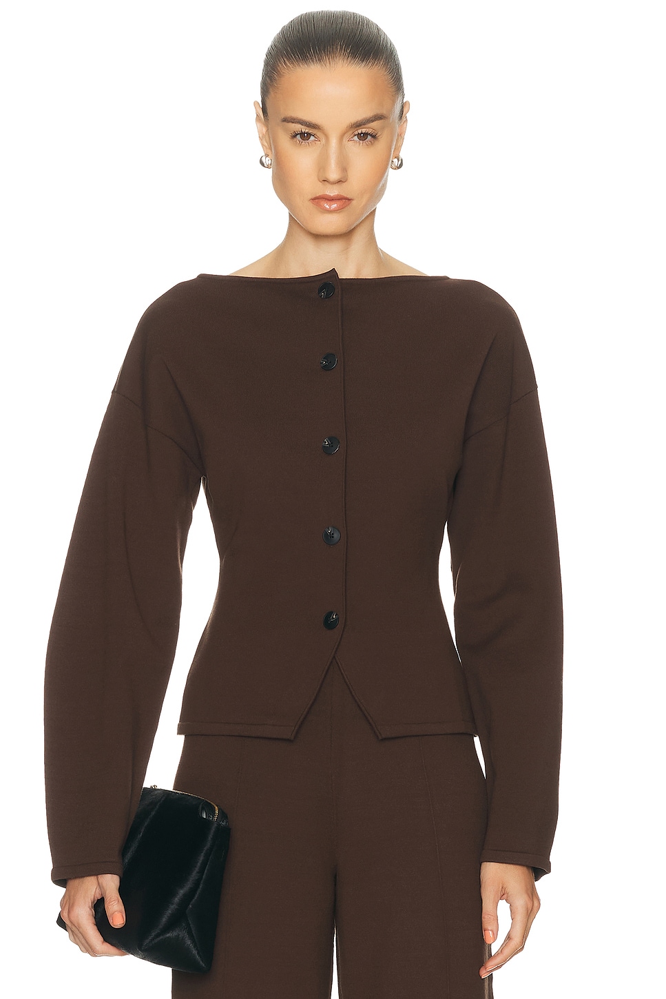 Image 1 of SRG Carinnthia Cardigan in Chocolate
