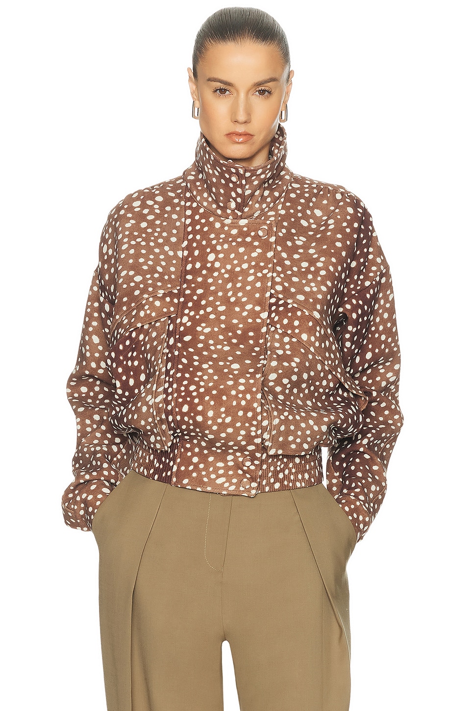 Image 1 of SRG Blake Jacket in Fawn Print