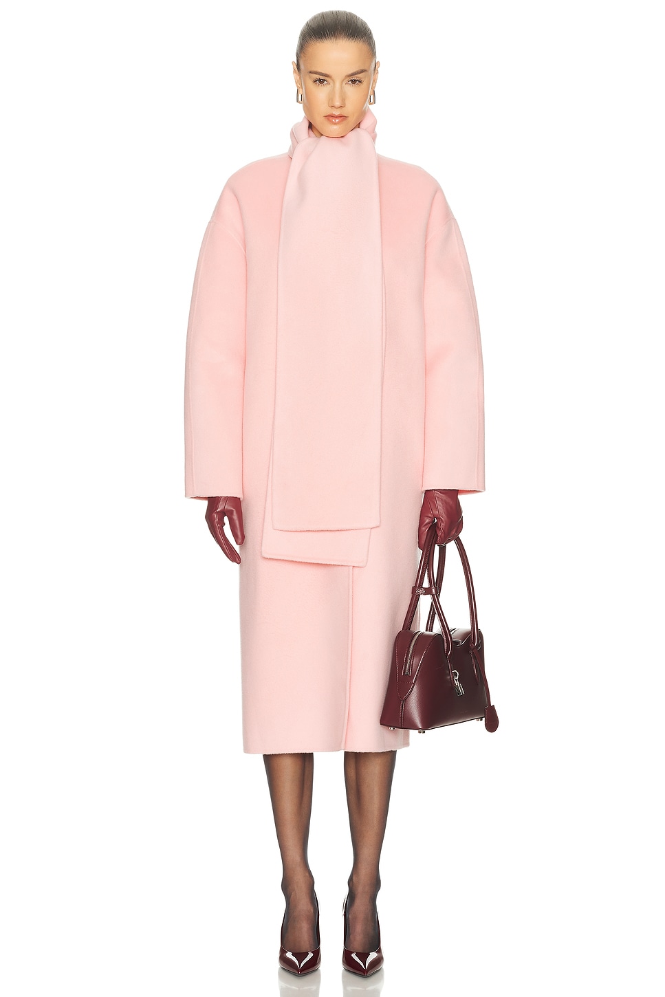 Image 1 of SRG Inez Coat in Bubblegum