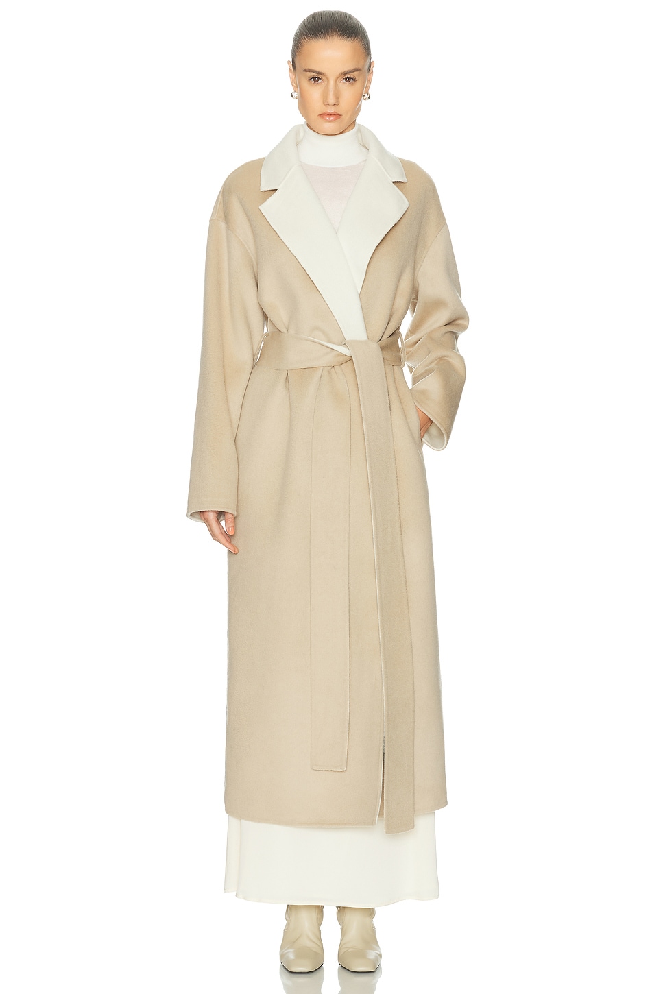 Image 1 of SRG Anais Coat in Grey Beige