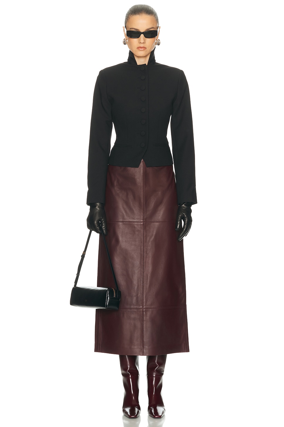 SRG Mango Leather Skirt thumbnail