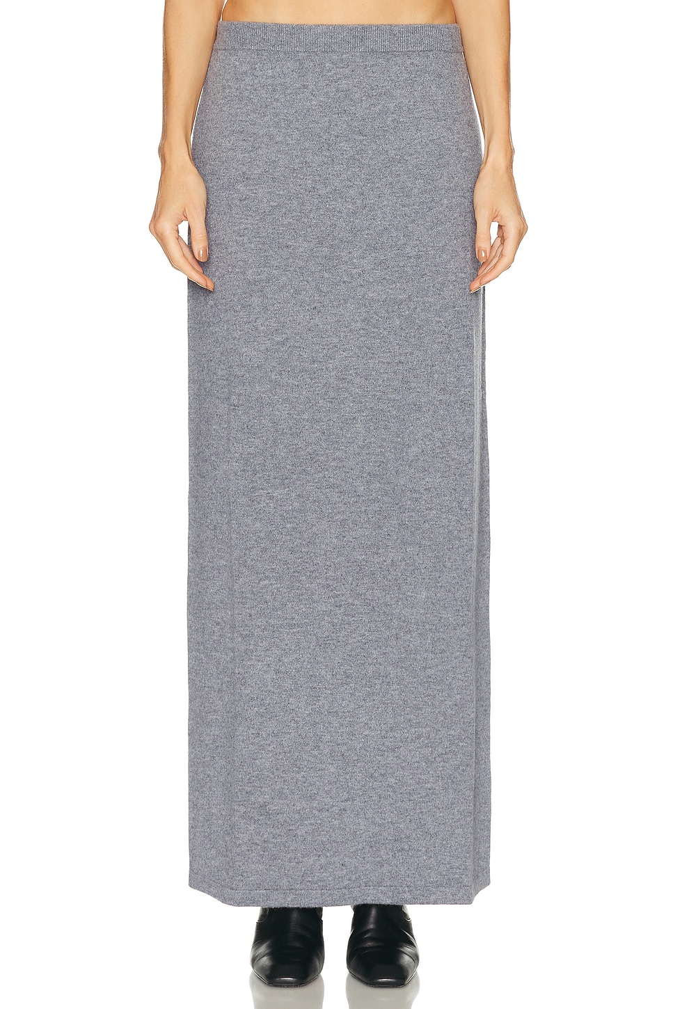 Image 1 of SRG Mattie Knit Maxi Skirt in Grey