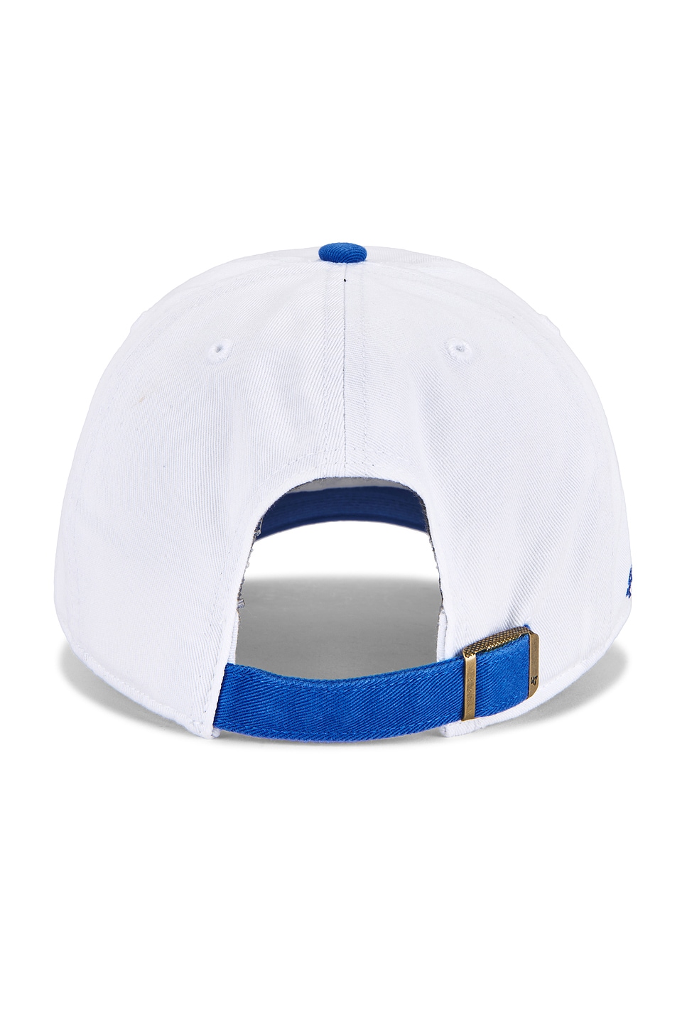Sporty And Rich Logo-embroidered Cotton Cap In White & Paris Blue