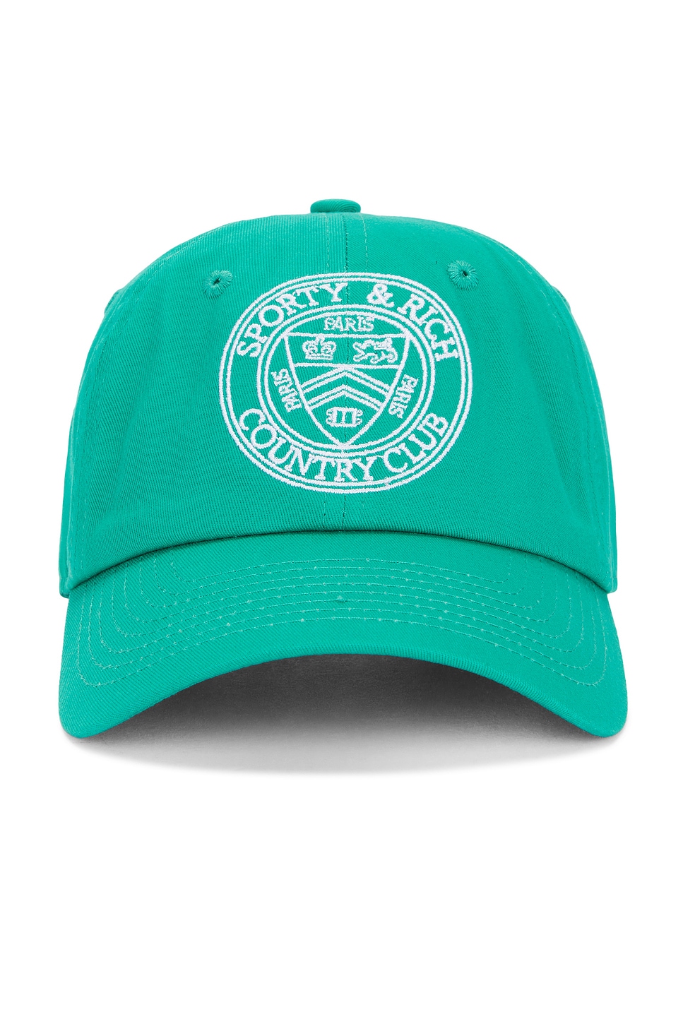 Sporty & Rich Connecticut Crest Embroidered Hat