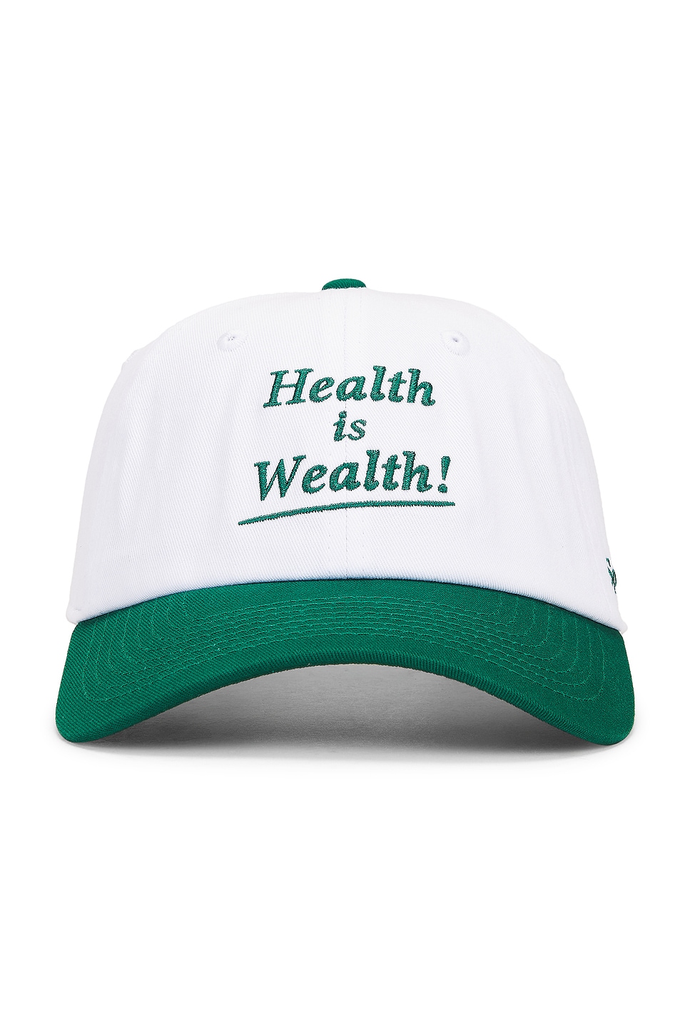 Shop Sporty And Rich Health Is Wealth Hat In White & Alpine