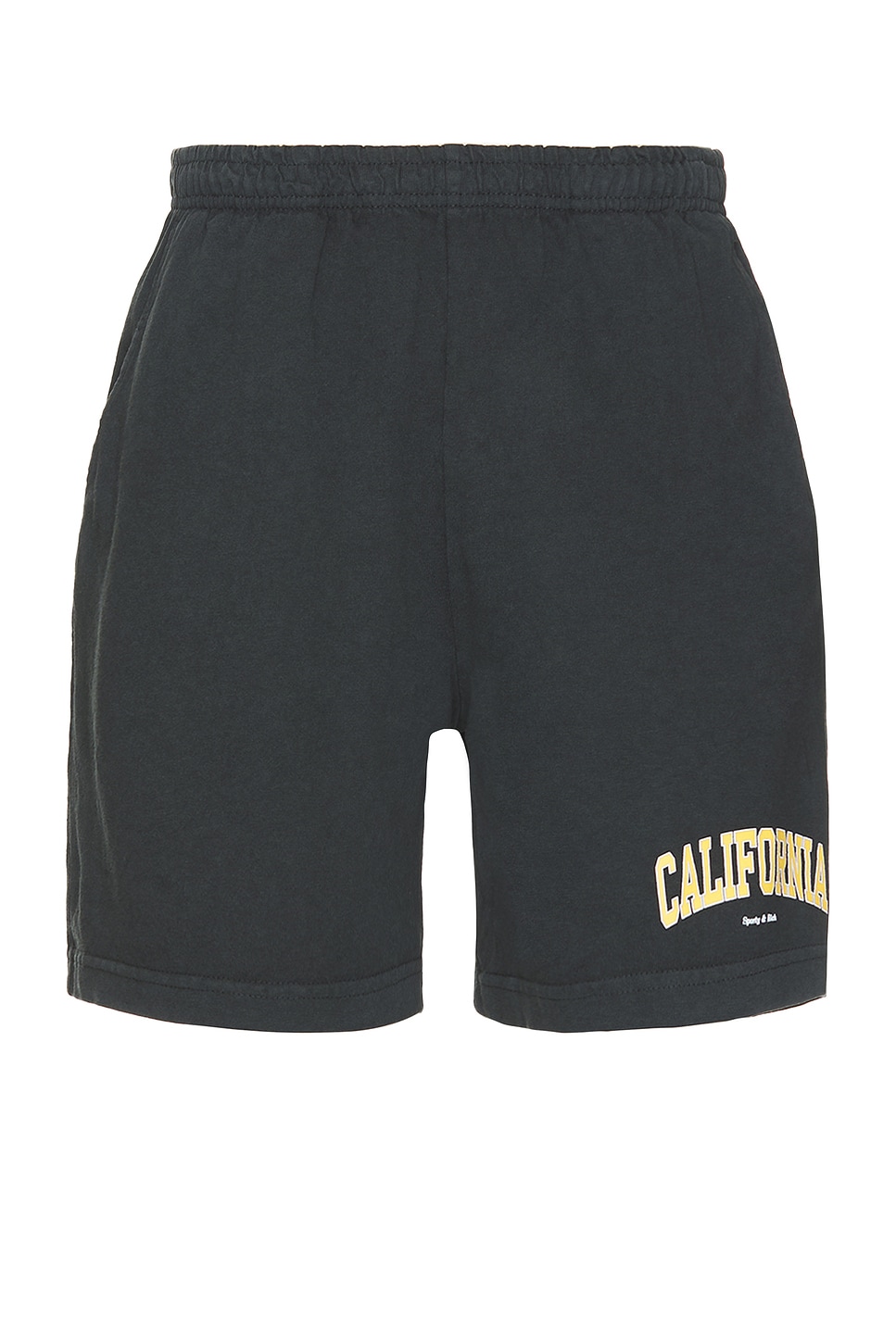 Image 1 of Sporty & Rich California Gym Shorts in Faded Black