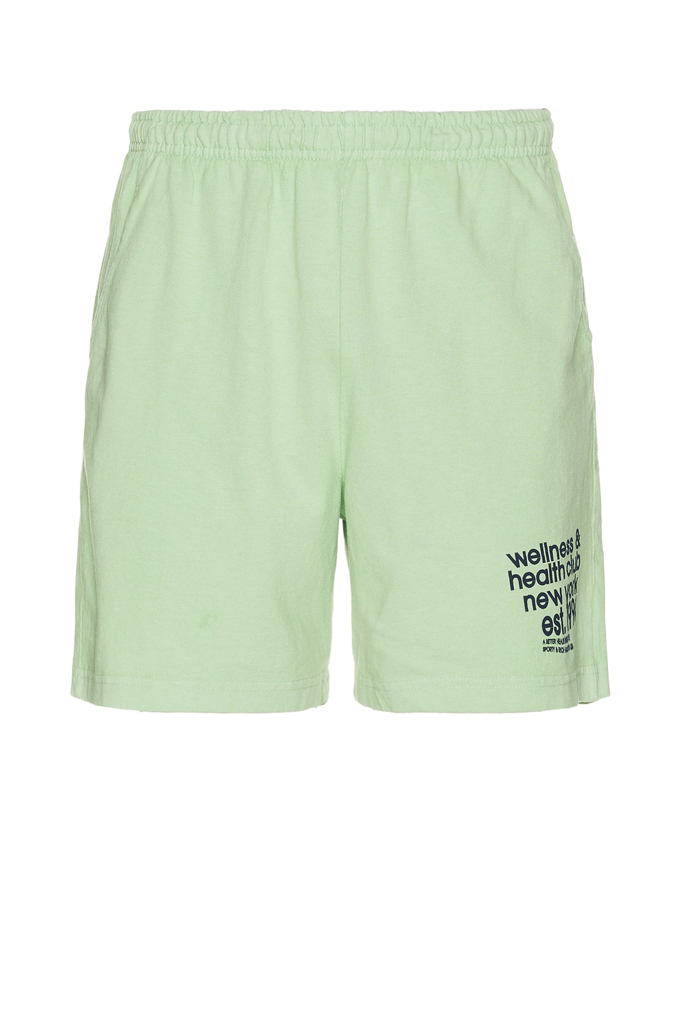 Image 1 of Sporty & Rich Usa Health Club Gym Shorts in Thyme