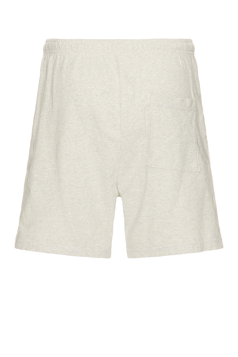 Shop Sporty And Rich Emblem Gym Shorts In Heather Grey