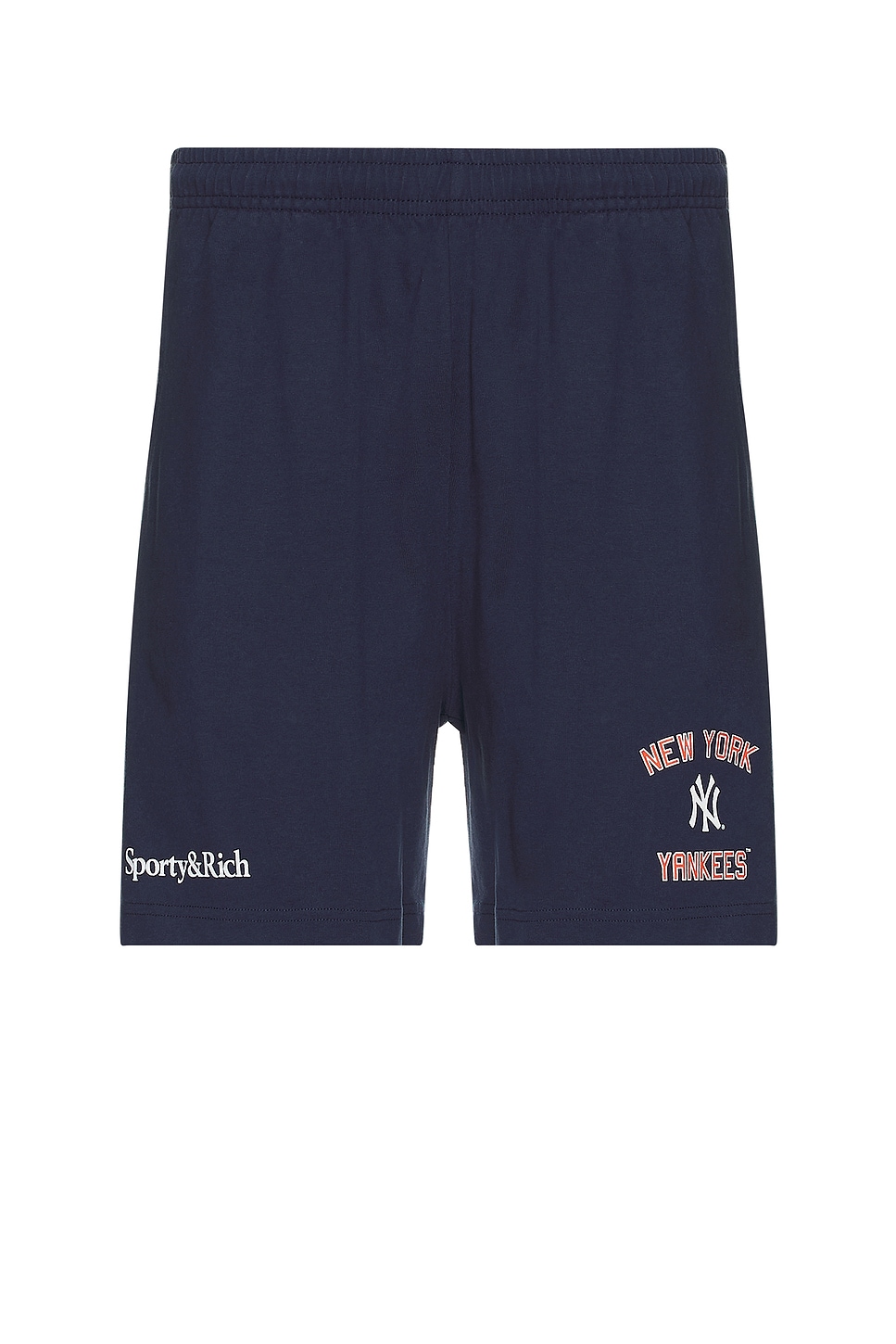 Shop Sporty And Rich Home Run Gym Short In Navy