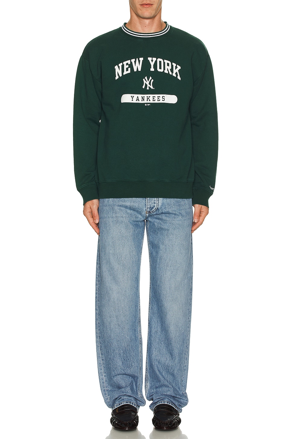 Image 1 of Sporty & Rich League Crewneck in Forest