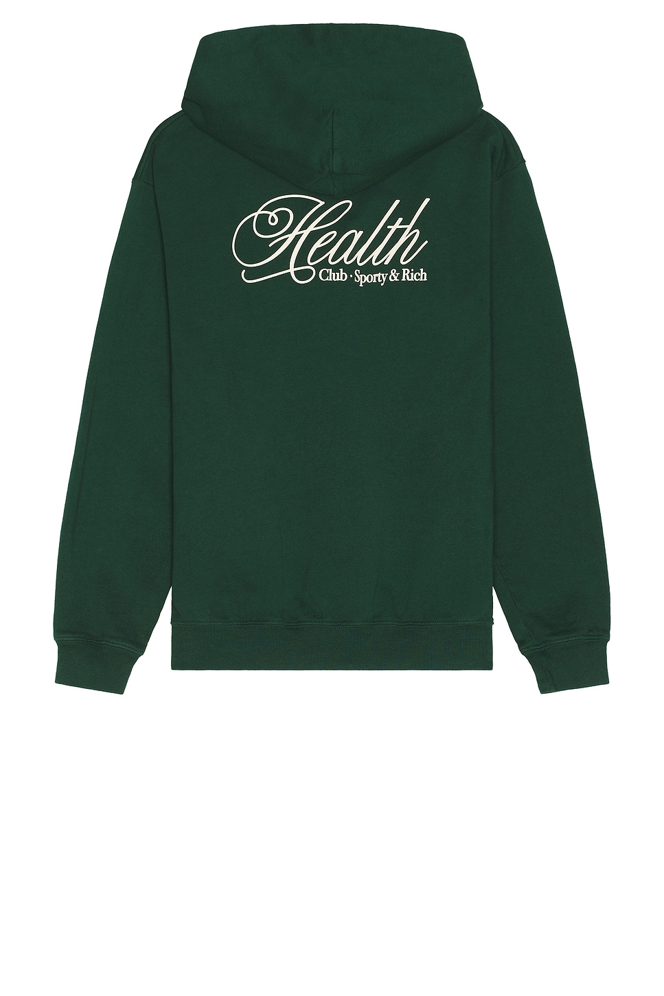 Health Script Hoodie in Dark Green